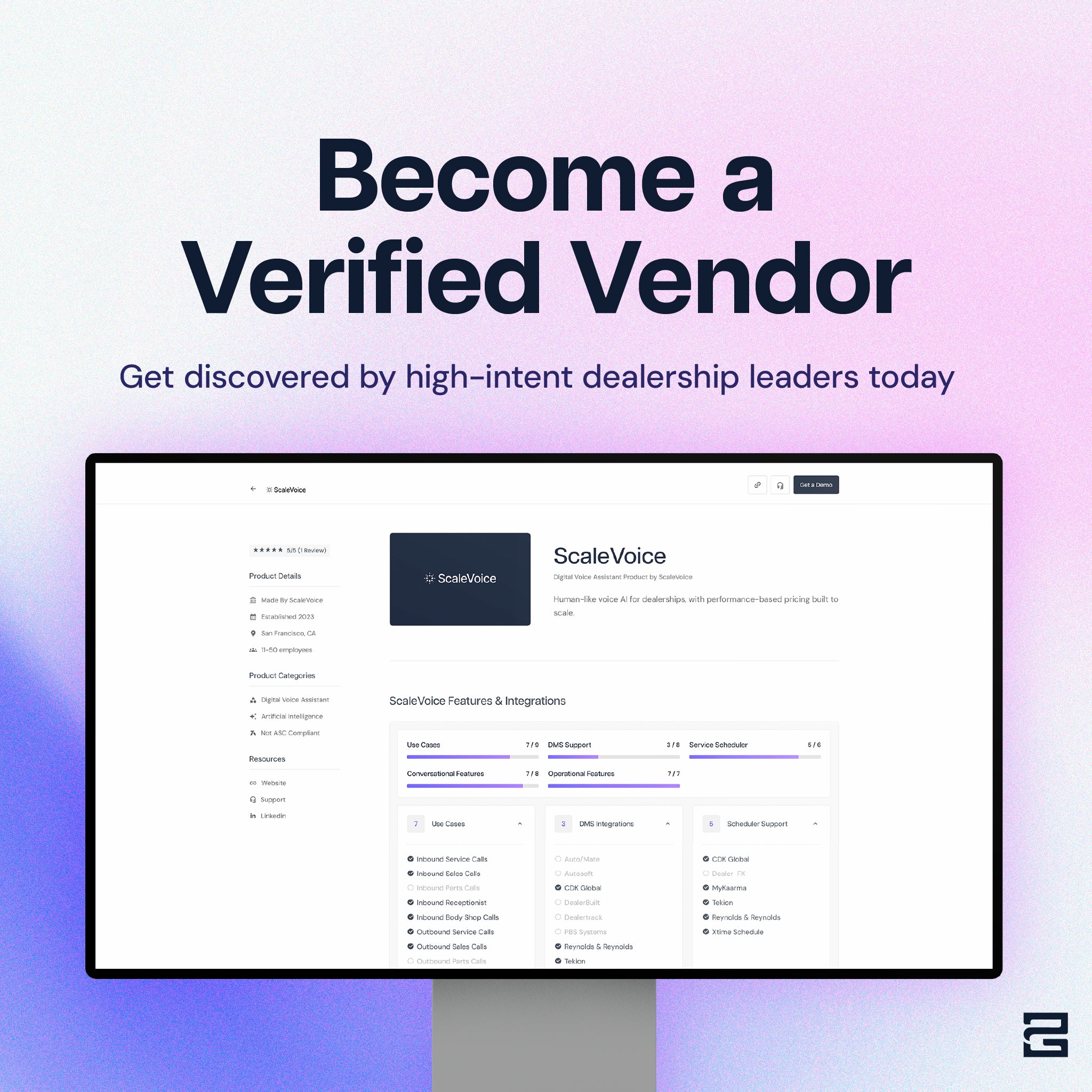 Vendor Directory - Product Screening Fee